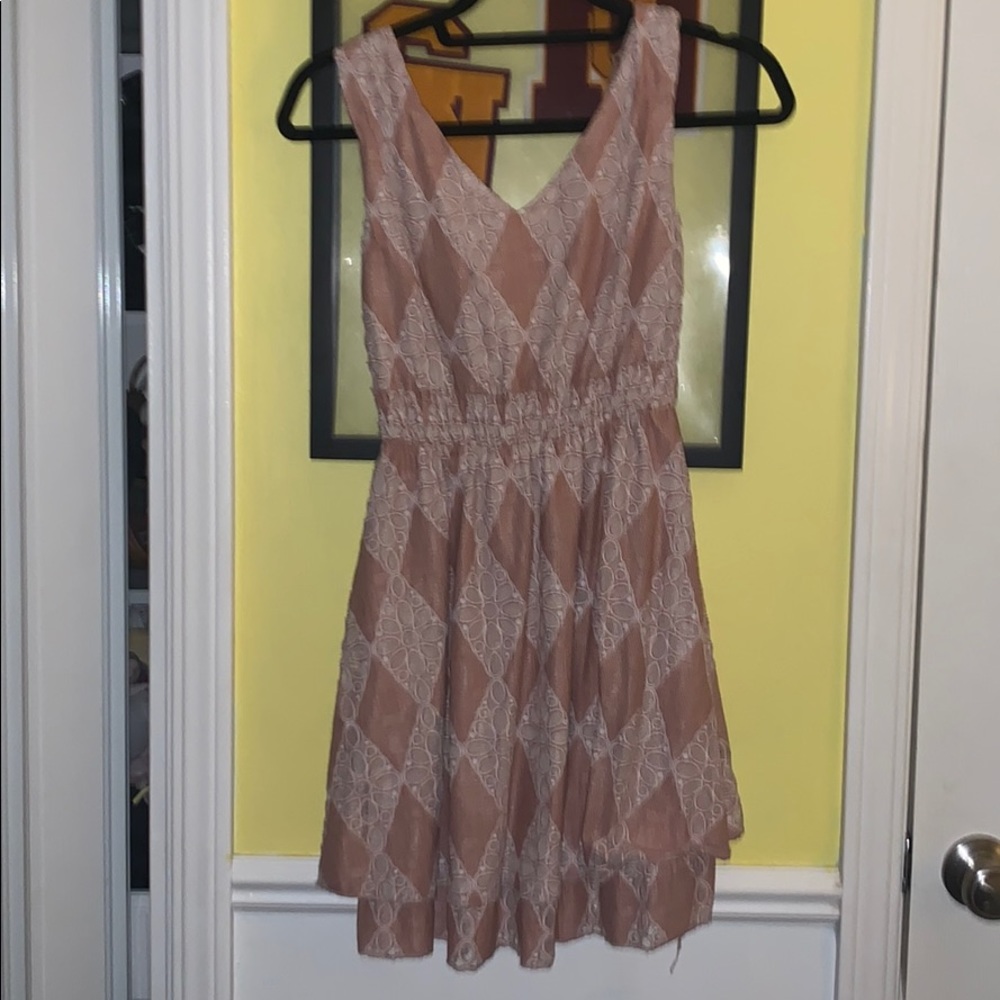 Pink/rose/ white dress